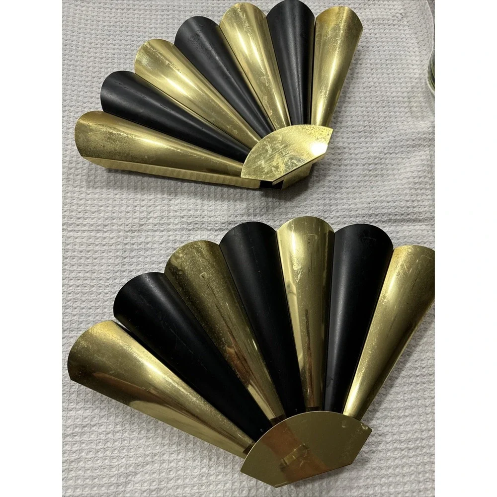 Vintage Clam Shell Wall Hangers